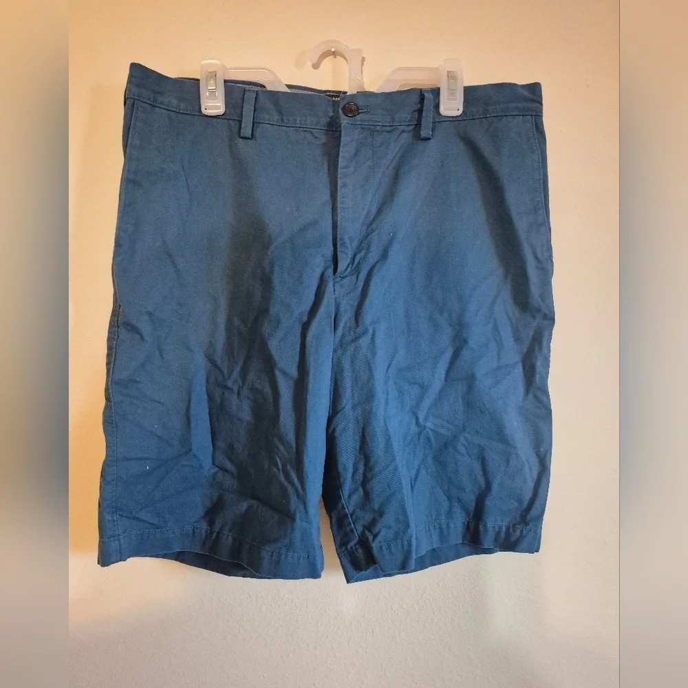 Banana Republic Blue Flat Front Shorts